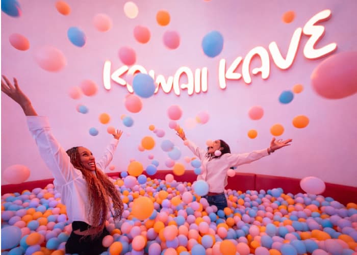 Kawaii Kave ball pit Dubai indoor attraction House of Hype immersive experience